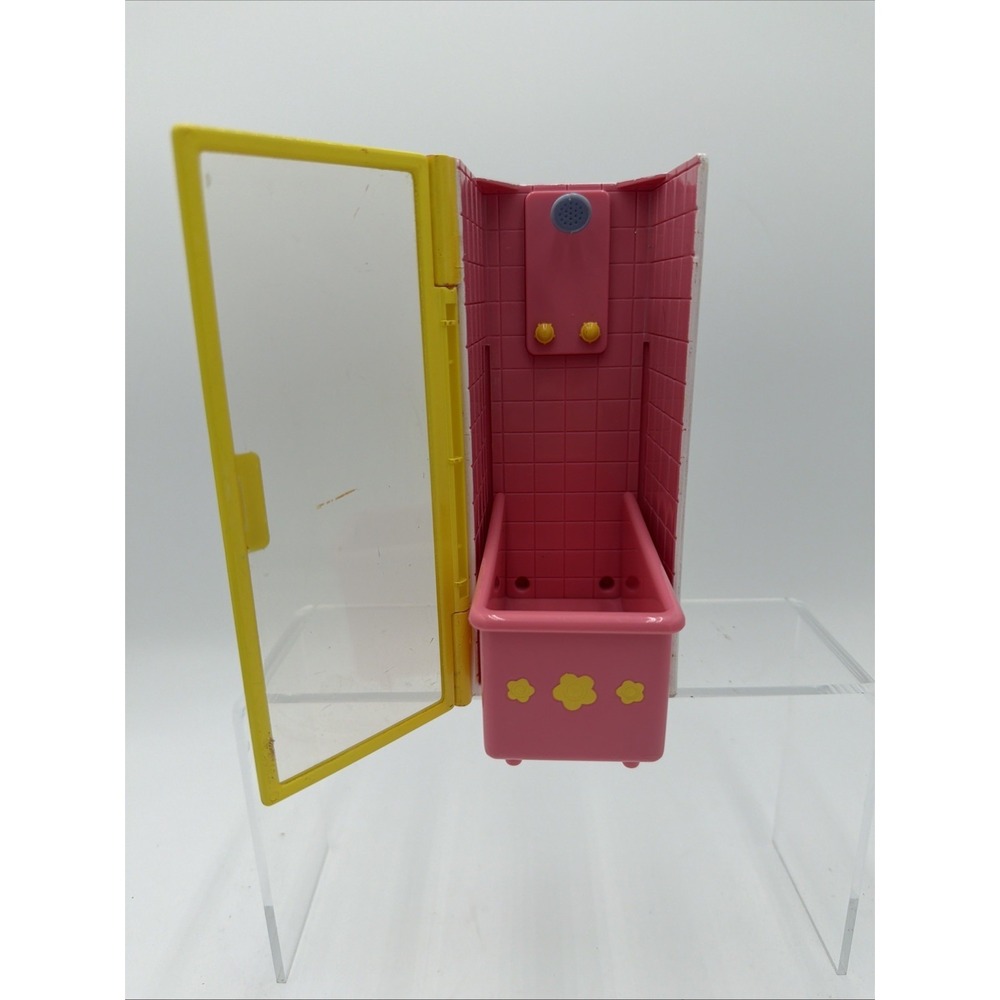 Vintage Dora‎ the Explorer Shower Bathtub Dollhouse Furniture Bathroom 2003
